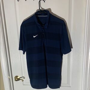 Nike Men's Large Navy Blue Polo Shirt